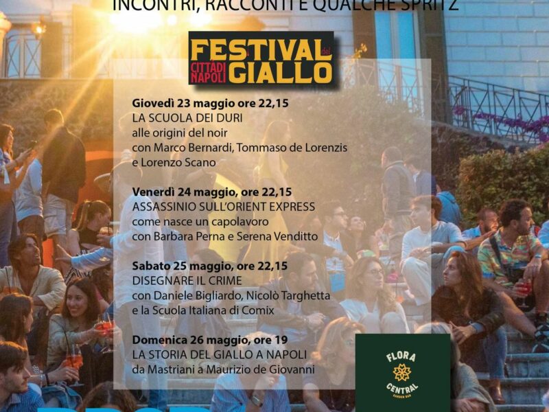 Torna il Festival del Giallo a Napoli dal 23 al 26 maggio