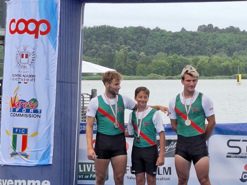 C.N. Posillipo Canottaggio, Argento per il 2+ ai Campionati Italiani Under 19