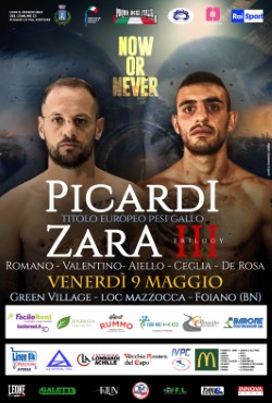 Boxe, per il titolo europeo Pesi Gallo, il napoletano Vincenzo Picardi è pronto